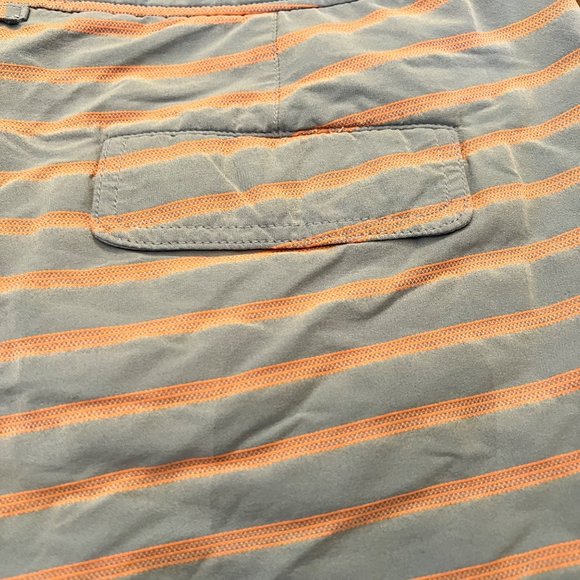 Onia The‎ Calder Gray Multi Stripe Striped Swim Trunks Shorts 38 Lined Pockets - Picture 3 of 7